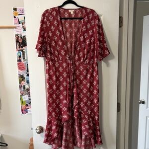 Charming Charlie Floral Maxi Cover-Up